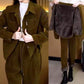 [Ideaal cadeau] Dames Winter Vintage Blazer en Broek