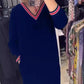 🎅Kerstverkoop - 49% korting⏳Casual Knit V-Neck Jurken voor dames
