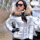Dames Casual Warme Grote Bontkraag Capuchonjas