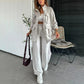 Dames Oversized Cargojas & Broek Twee-delige Set