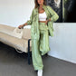 Dames Oversized Cargojas & Broek Twee-delige Set