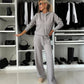 Casual Sweatshirt met capuchon 2-delige set