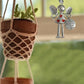 Engel meisje ijzeren kerst hangend ornament