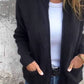Dames Cozy Rits Gebreide Jas