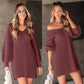 Dames Retro Rode Trui Jurk