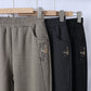 Broek met verdikte hoge taille voor dames