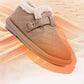 Vrouwen winter pluche slip-on platte schoenen