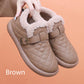 Vrouwen winter pluche slip-on platte schoenen