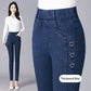 Dames Elastische Hoge Taille Slim Fit Jeans