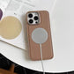 Magnetische Oplaad Lederen Hoes voor iPhone