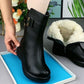 Warme Halfhoge Ritslaarzen voor dames【Gratis verzending】