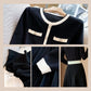 Dames Elegante Plissé Contrastkleur Jurk