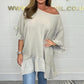 🔥Zomeruitverkoop 41% korting🔥Loose Pleated Off Shoulder Blouses for Women