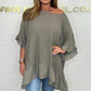 🔥Zomeruitverkoop 41% korting🔥Loose Pleated Off Shoulder Blouses for Women