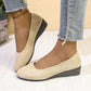 Nieuwe aankomst🎀Elegante lichtgewicht anti-slip lage hak wigschoenen