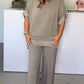 🌸Speciale prijs🌸Casual v-hals set van 2 stuks