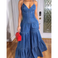 Vrouwen Sexy V-Hals Rugloze Jumpsuit