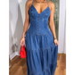 Vrouwen Sexy V-Hals Rugloze Jumpsuit