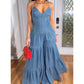 Vrouwen Sexy V-Hals Rugloze Jumpsuit