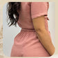 Mode vlinderdas overhemd + shorts 2-delige set