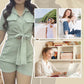 Mode vlinderdas overhemd + shorts 2-delige set