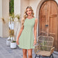 Mouwloze Mini Jurk met Getailleerde Taille voor Dames