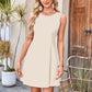 Mouwloze Mini Jurk met Getailleerde Taille voor Dames