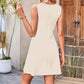 Mouwloze Mini Jurk met Getailleerde Taille voor Dames