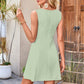 Mouwloze Mini Jurk met Getailleerde Taille voor Dames