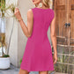 Mouwloze Mini Jurk met Getailleerde Taille voor Dames
