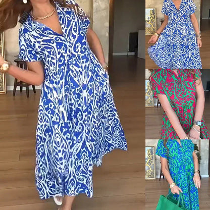 🎁2026 Nieuw binnen 50% KORTING💥⏰ Casual A-Line Long Dress voor dames