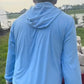 Lichtgewicht, sneldrogende hoodie voor heren met UV-bescherming, geïntegreerde gezichtsbescherming, vierwegstretch en zweetabsorberende eigenschappen