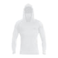 Lichtgewicht, sneldrogende hoodie voor heren met UV-bescherming, geïntegreerde gezichtsbescherming, vierwegstretch en zweetabsorberende eigenschappen