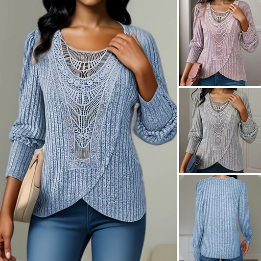 Damesmode: top met lange mouwen