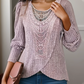 Damesmode: top met lange mouwen