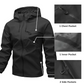 Heren outdoor sportjas in effen kleur