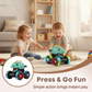 🦖 HOT! Press & Go Dinosaurus Auto + Lichtjes 🚗 –50% Korting 🎁 Kids Must-Have!