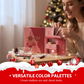 🎁💄 Make-up Adventskalender Cadeauset – Alles-in-één Kit, 40-Kleuren Oogschaduw & Dagelijks Verrassing（Perfect Cadeau!）