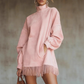 【S-3XL】💖Jurk met lange mouwen en franjes