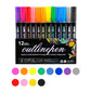 🎅Kerstspecials € 14.99!!⚡Meer dan 50.000 verkocht!🎁Set met dubbele contour glitterkleurpotloden