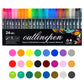 🎅Kerstspecials € 14.99!!⚡Meer dan 50.000 verkocht!🎁Set met dubbele contour glitterkleurpotloden