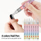 🎁Kerstcadeau🎄12-kleurige professionele nail art penset