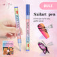 🎁Kerstcadeau🎄12-kleurige professionele nail art penset