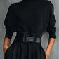 Elegante Damesset: Coltrui Top & Hoge Taille Broek