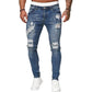 Modieuze gescheurde skinny jeans voor heren