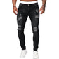 Modieuze gescheurde skinny jeans voor heren