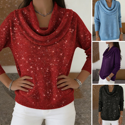 Top met cowl-hals en lange mouwen van Sparkle