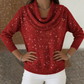 Top met cowl-hals en lange mouwen van Sparkle