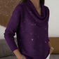 Top met cowl-hals en lange mouwen van Sparkle