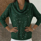 Top met cowl-hals en lange mouwen van Sparkle